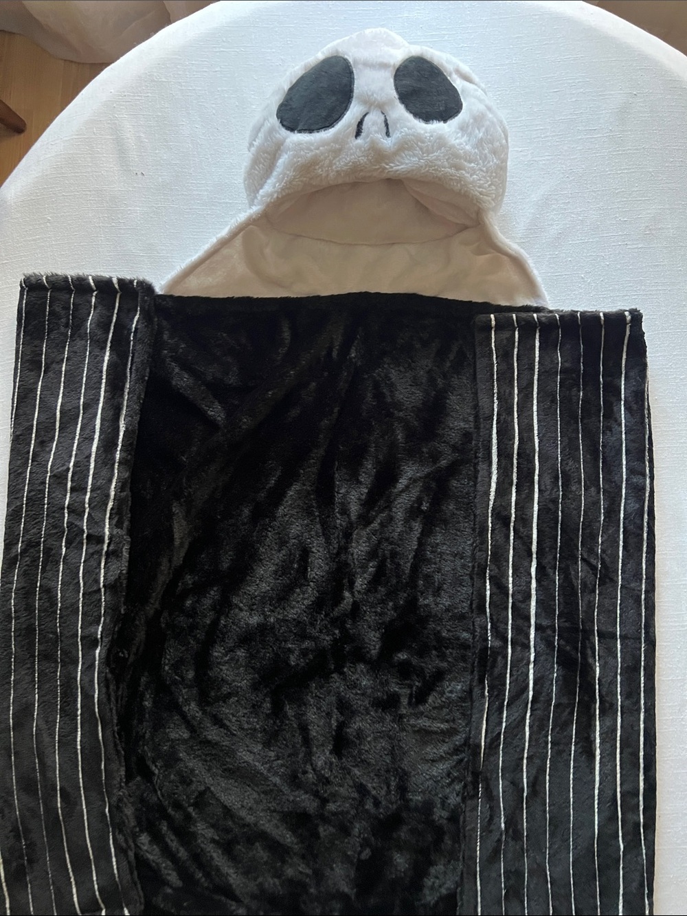 Nightmare Before Christmas Plush Hooded Cape Blanket